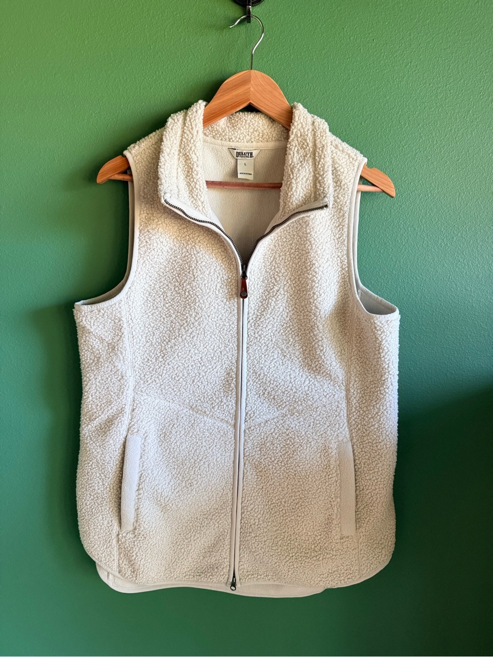 Duluth Trading Woman’s Blacktail Mountain Boucle Fleece Vest - Large